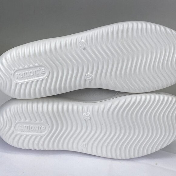 NEW REMONTE Womens Sneaker White Size 6.5 Louann Low Top Round Toe  Leather - Picture 6 of 7